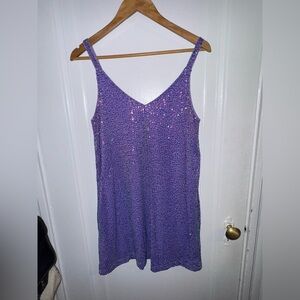 NWOT - Purple Iridescent Sequin Dress